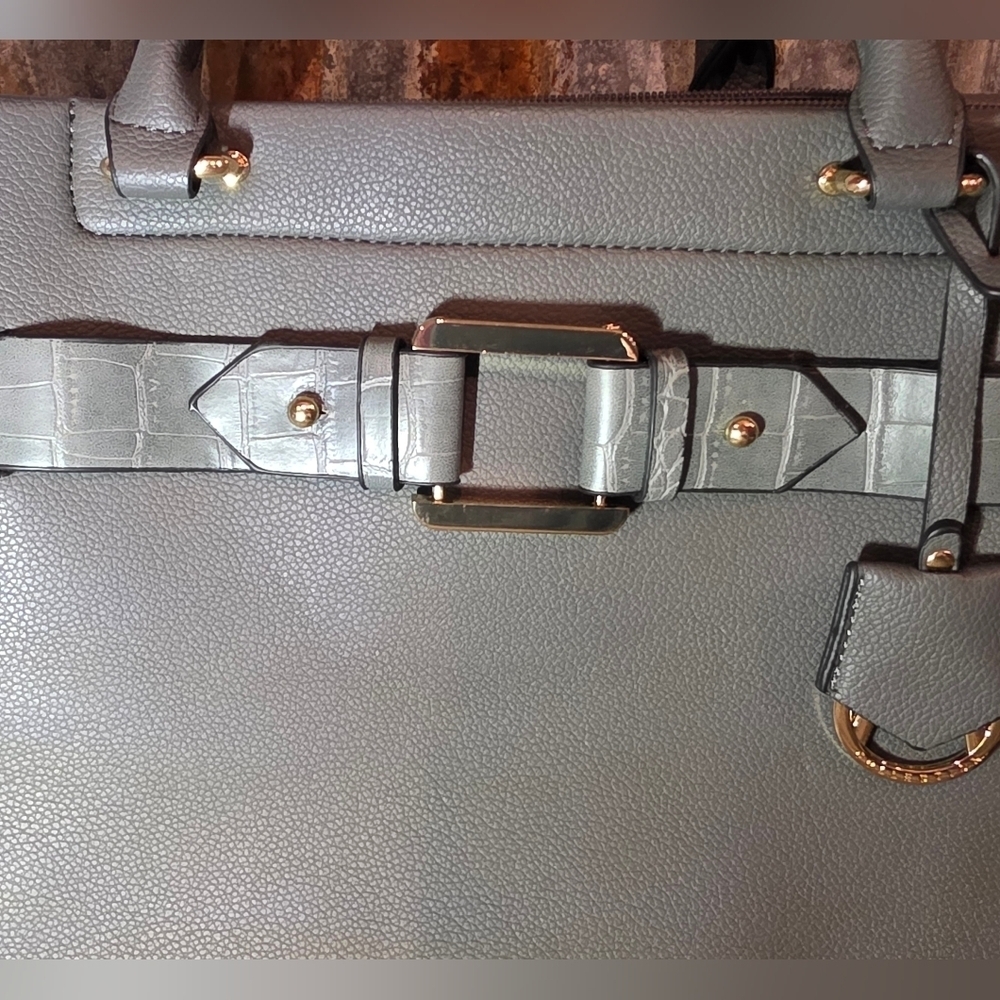 MKF Collection Virginia Women's Tote Bag by Mia K --Charcoal - Picture 4 of 8